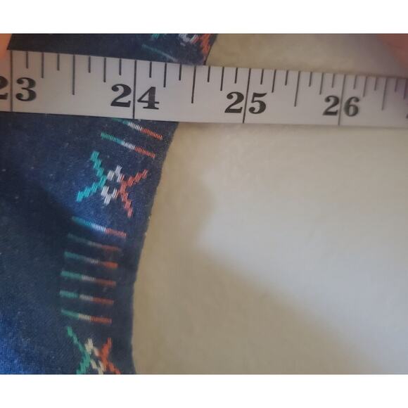 Billabong Mens XL Blue Tribal No Iron Core Fit Button Up Short Sleeve Surf Beach - Picture 8 of 9